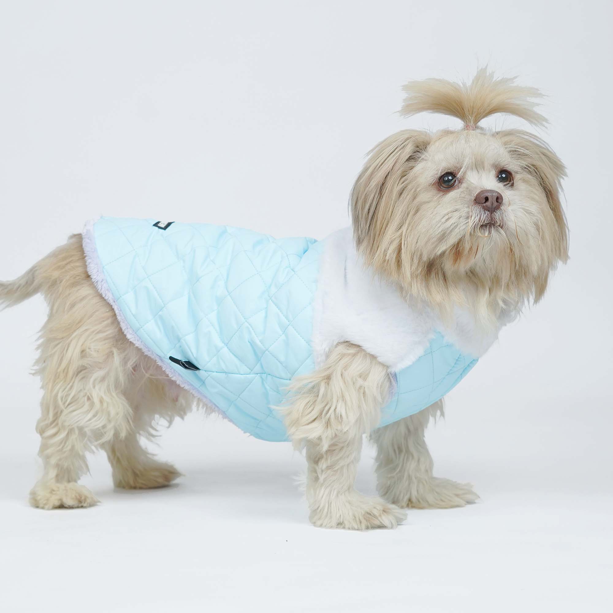 CozyQuilt - Sky Reversible Dog Jacket