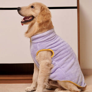 Warm Crazy Fur - Dust Blue Dog Jacket Petsway