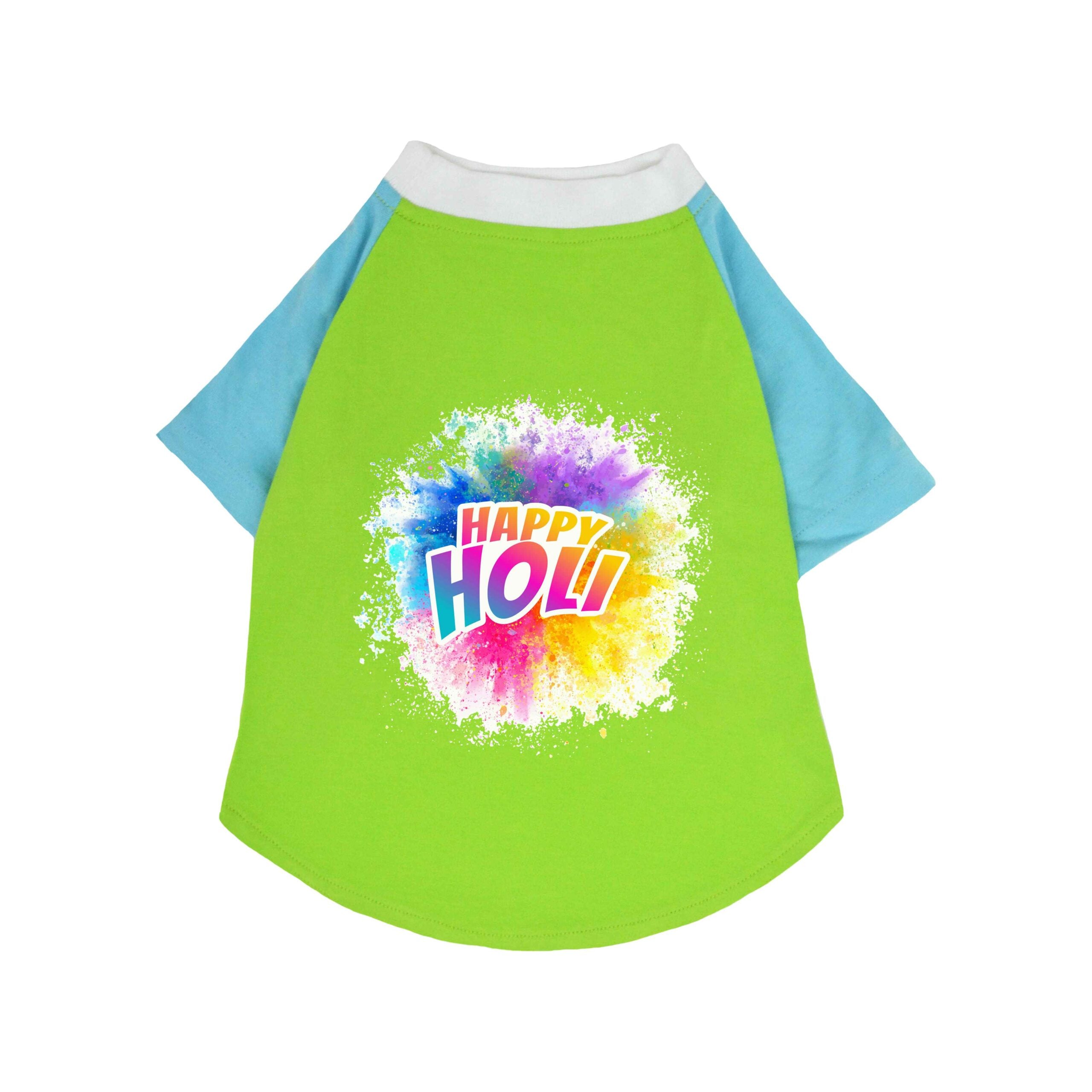 Holi Dog T-Shirt - Fern