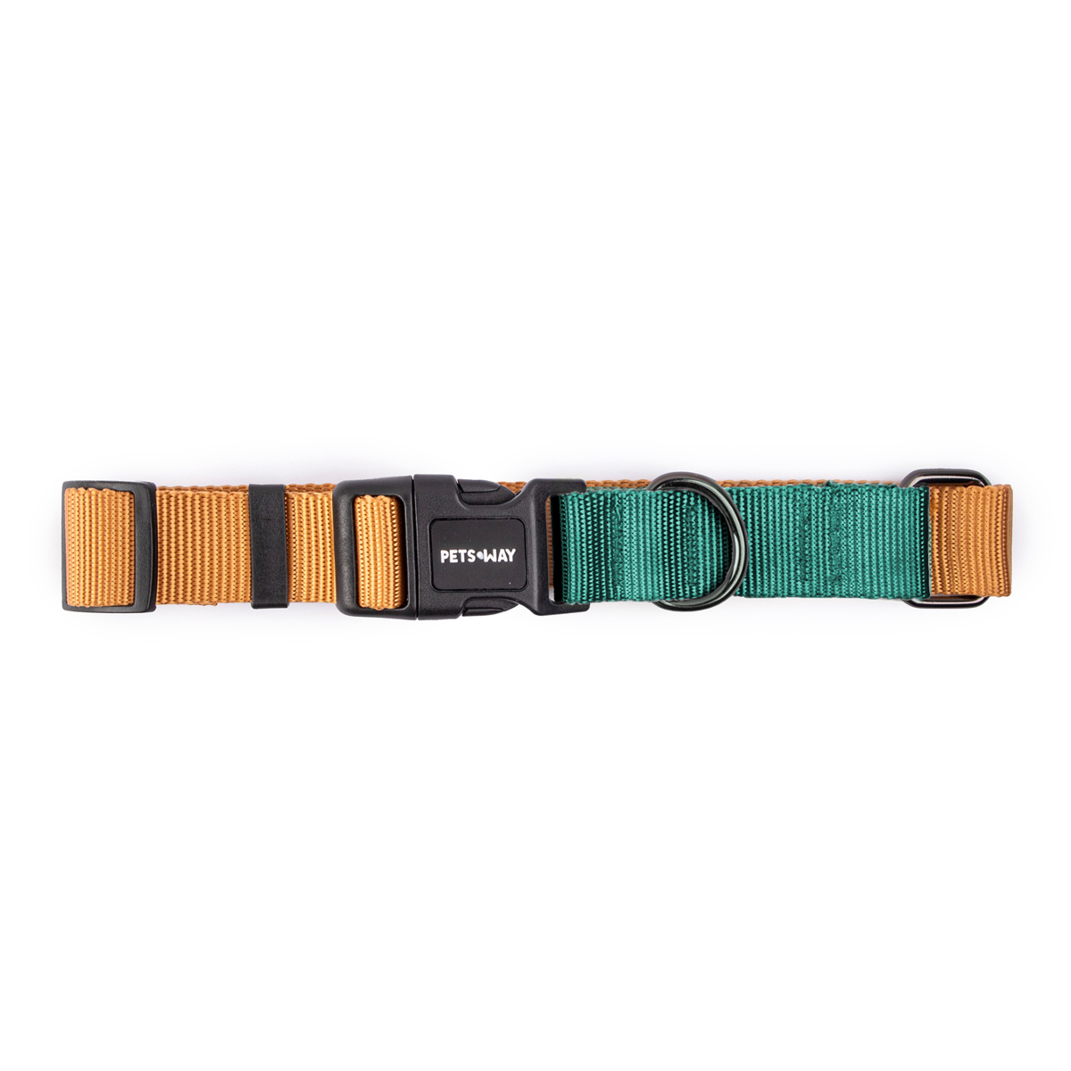 Honey & Emerald - Dual Color Dog Collar