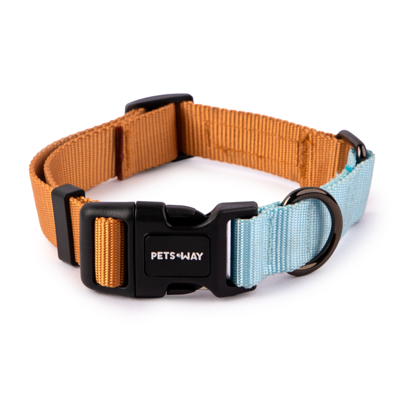 Honey & Sky - Dual Color Dog Collar