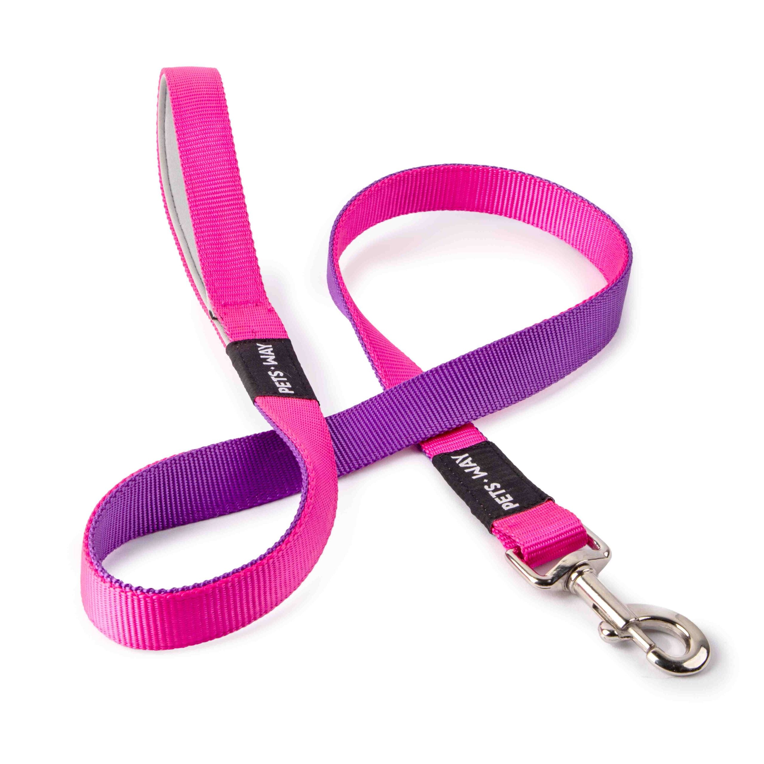 Fuschia & Amethyst - Dual Color Leash