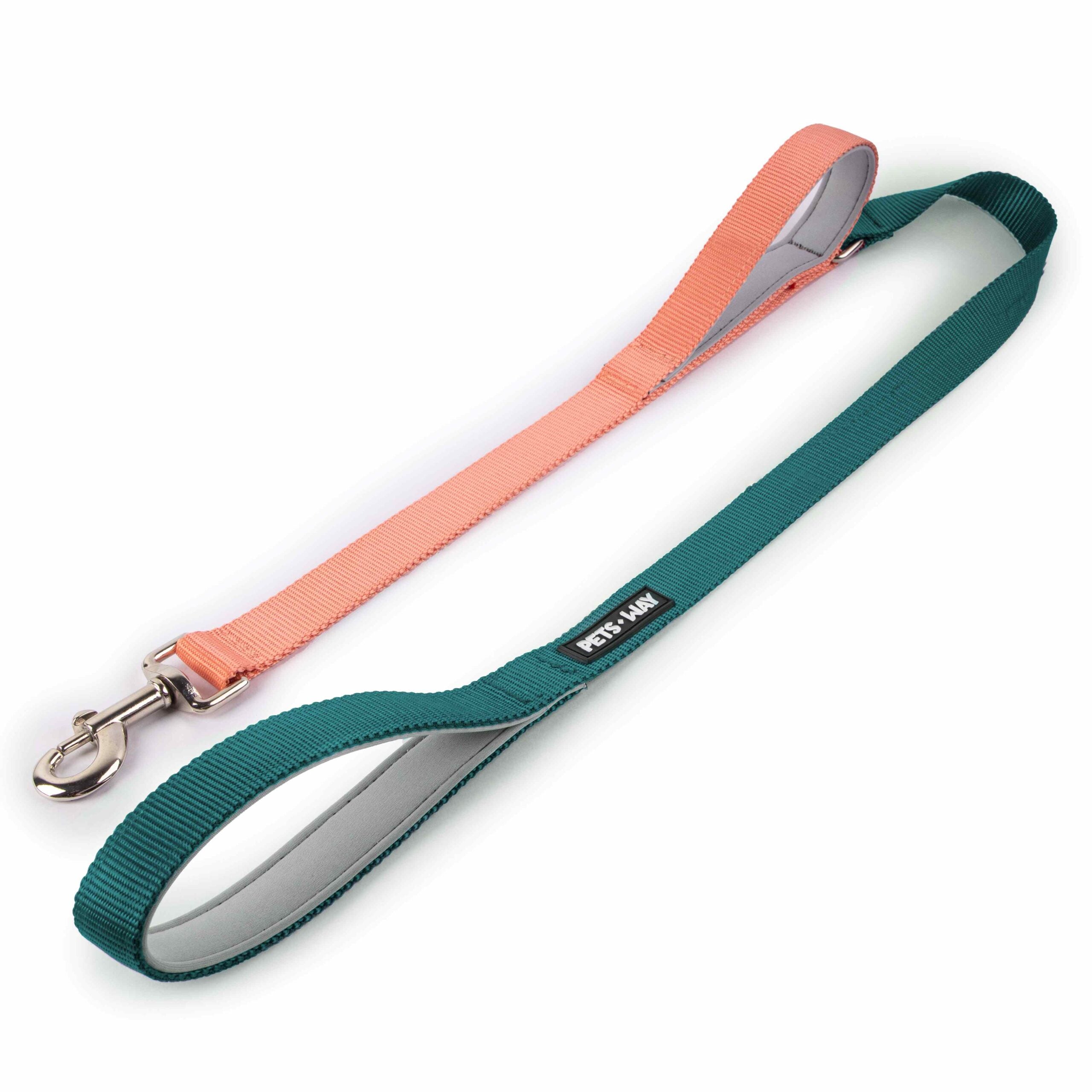 Emerald & Peach - Traffic / Dual Handle  Leash