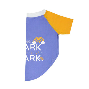 half of Dust Blue Dog T-Shirt-petsway