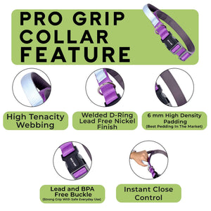 EMERALD & PEACH PRO GRIP COLLAR