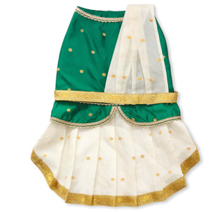 Korvai Dress With Dupatta