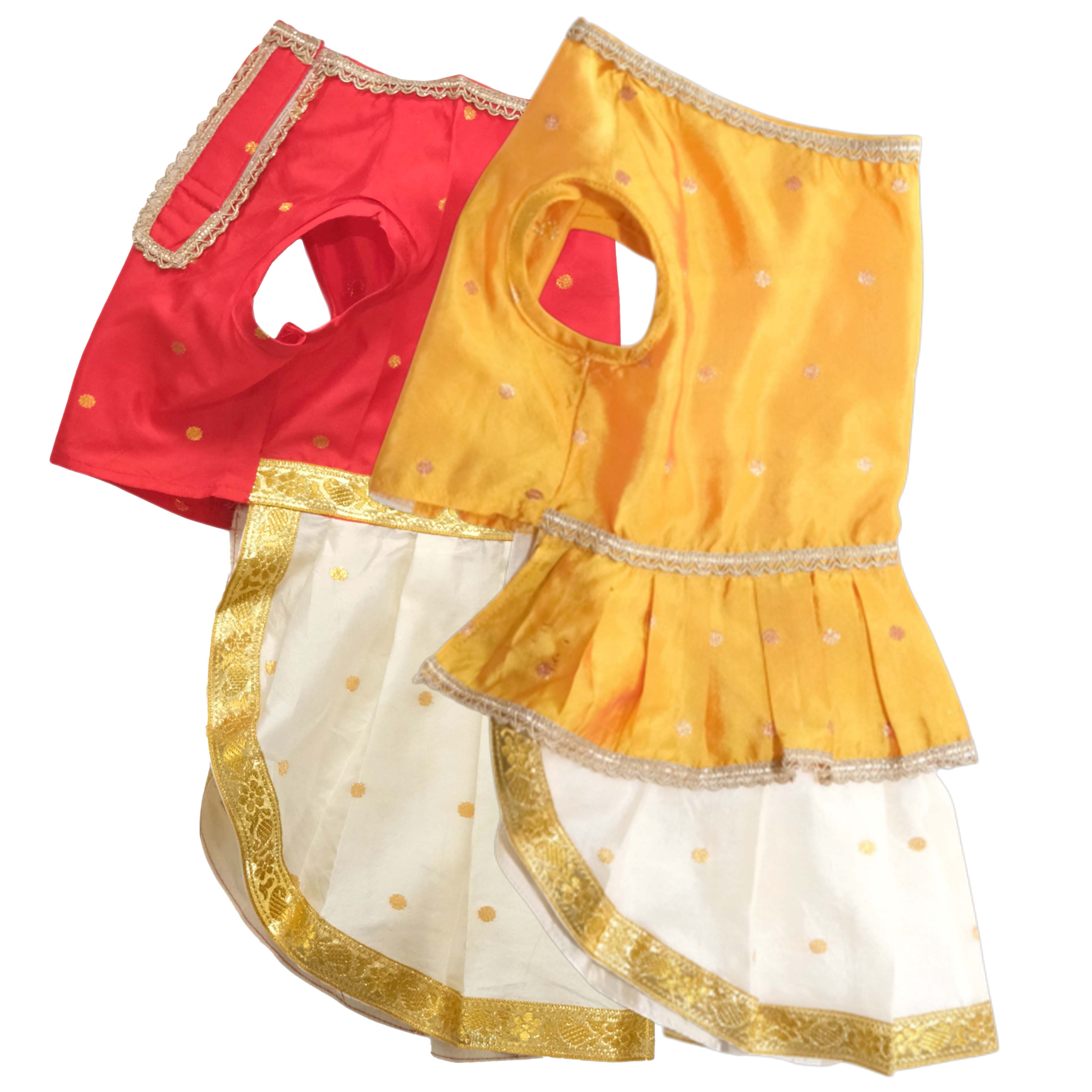 Parikini Pattu Dress Combo