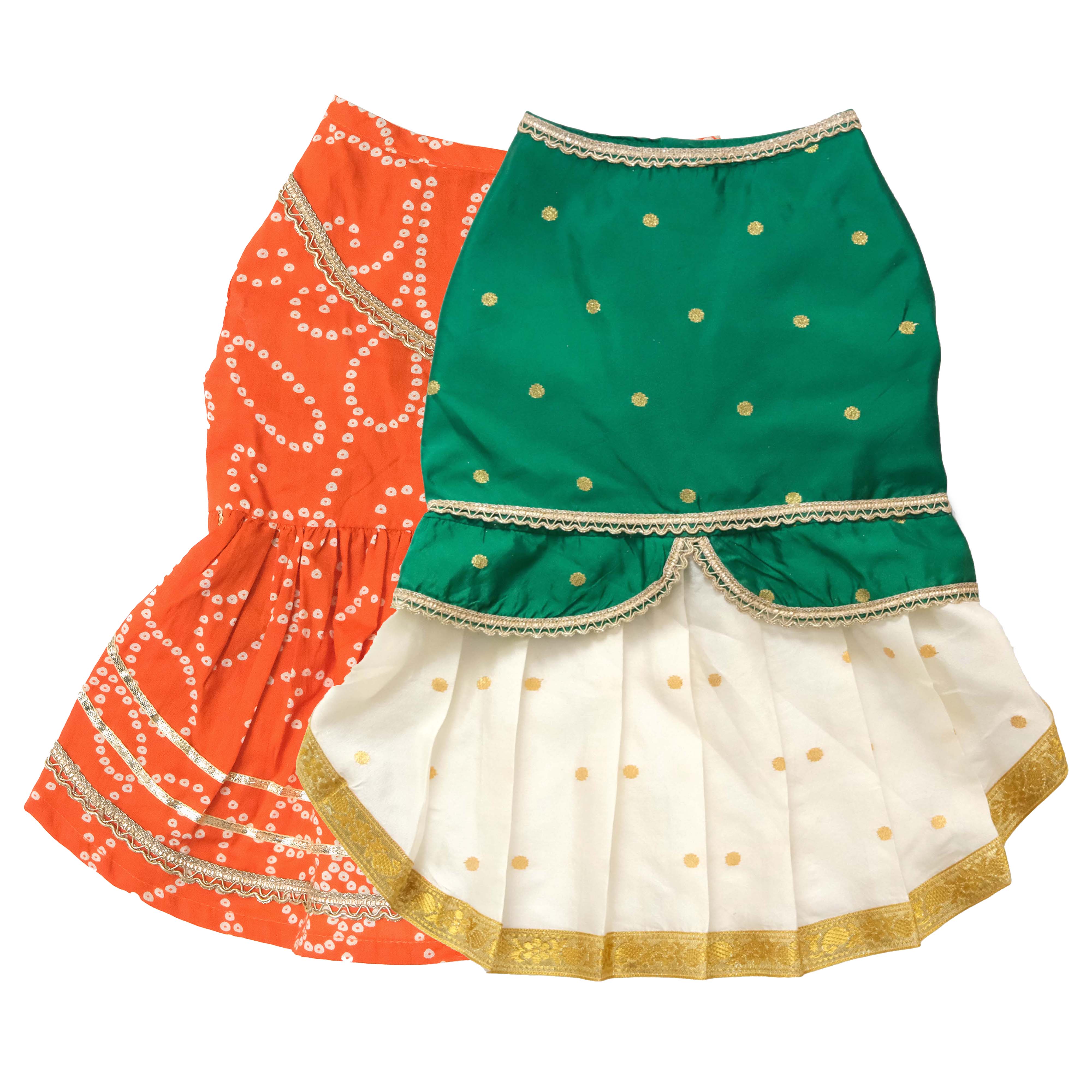 Bandhani Korvai OG Dress Combo