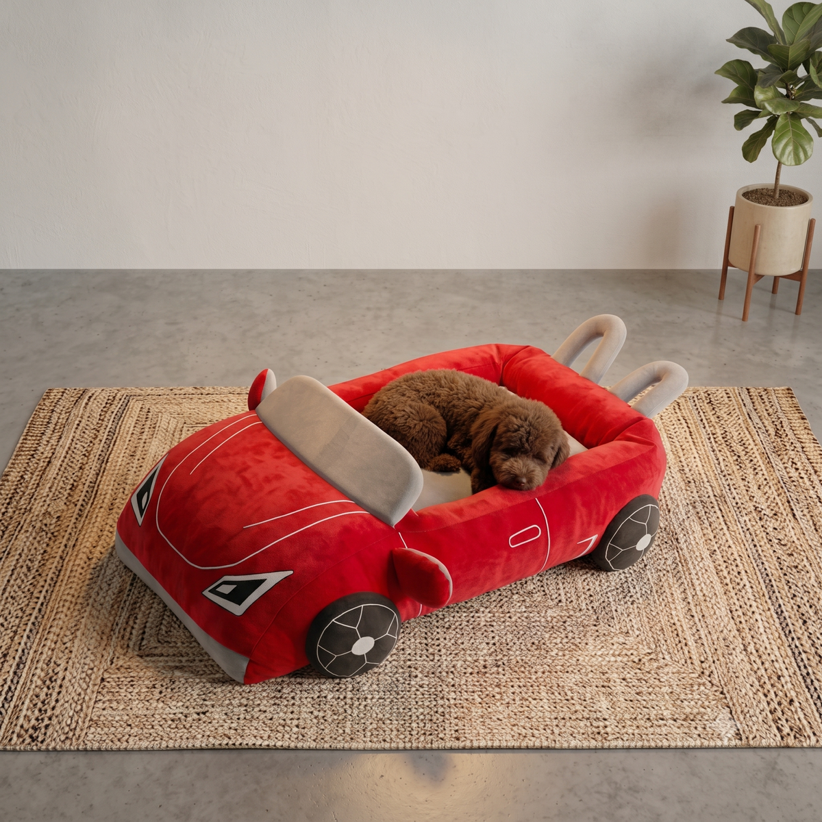 Furr-ari Sports Car Dog Bed