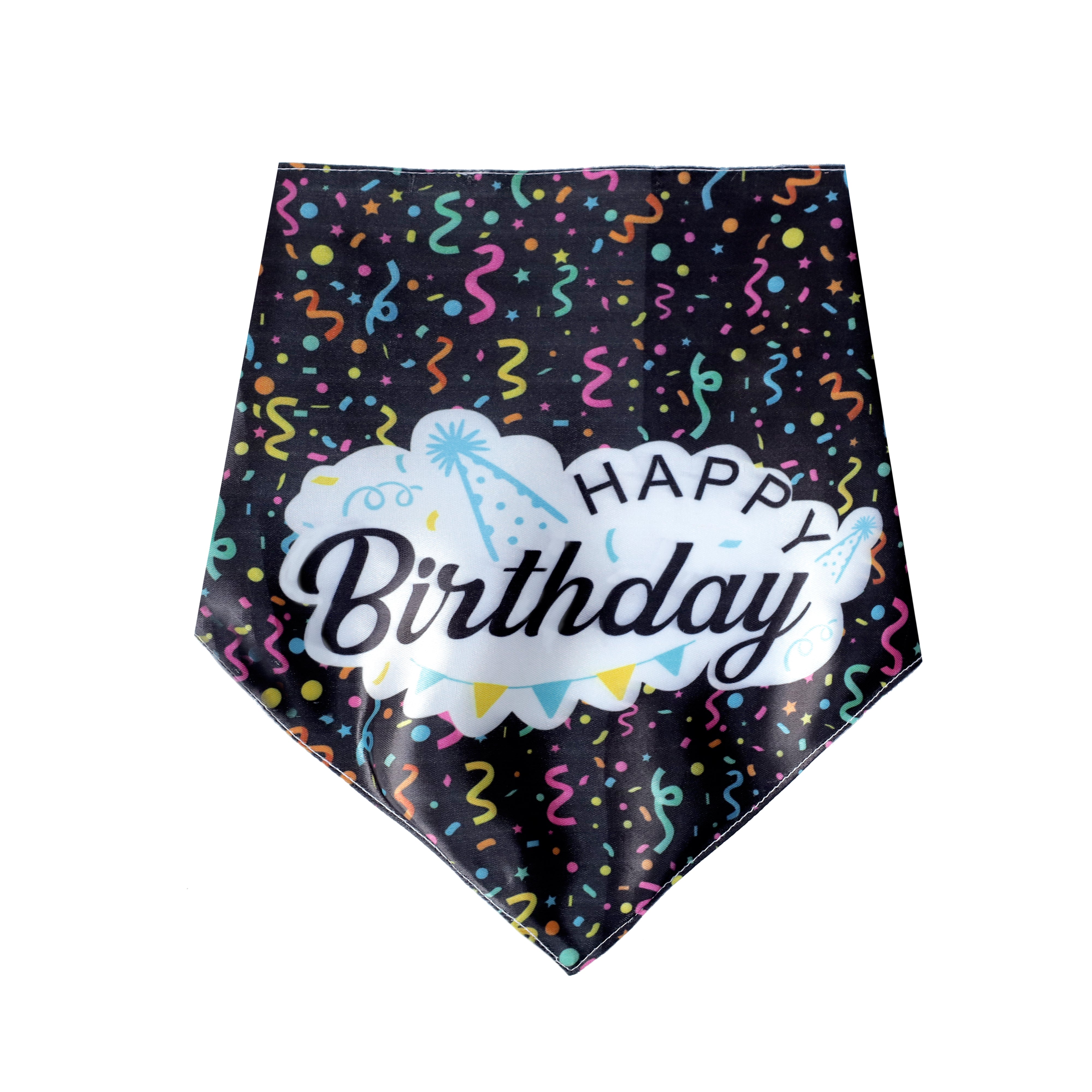 Birthday Dog Bandana - Black