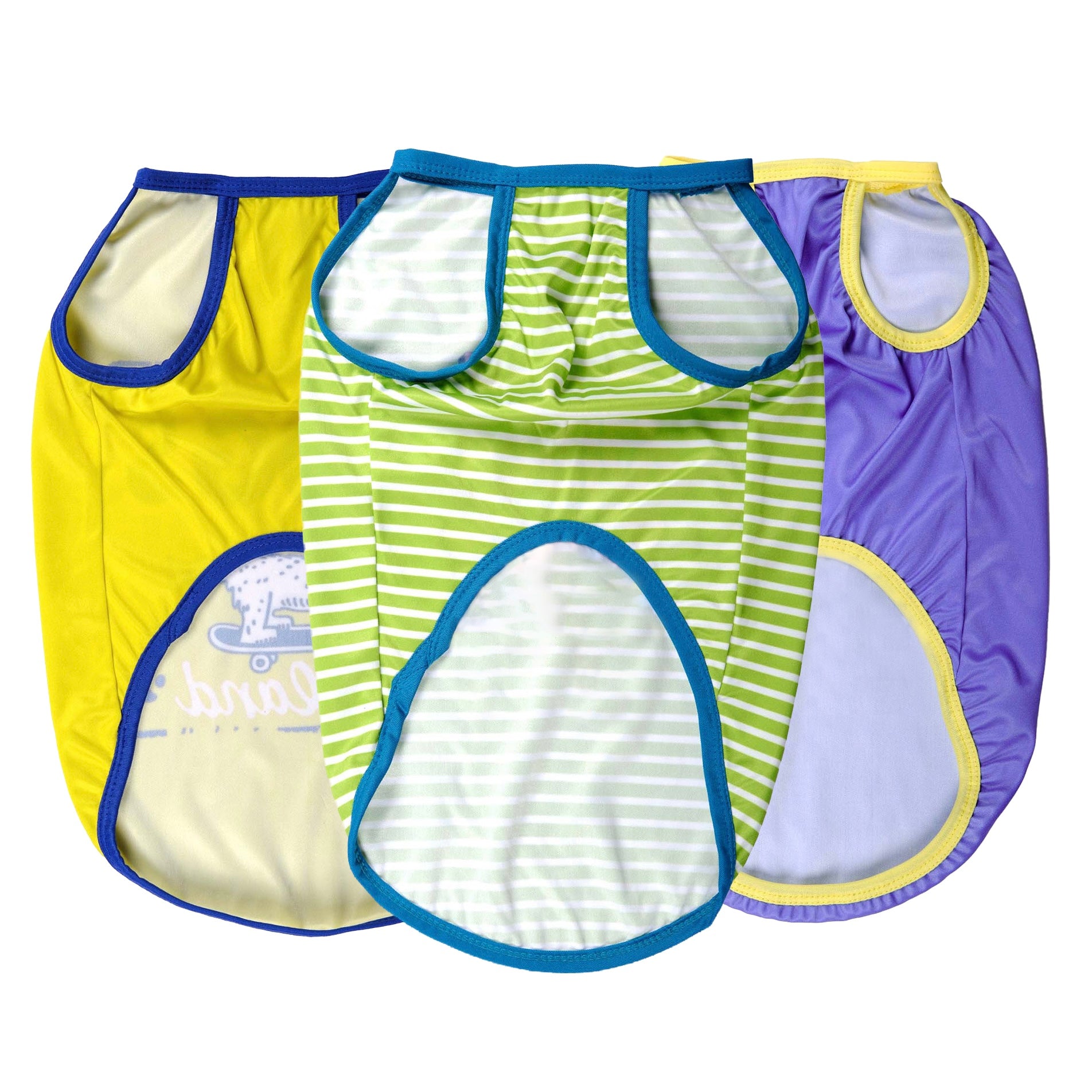 Summer Vibe Dog Vest Combo - Pack of 3