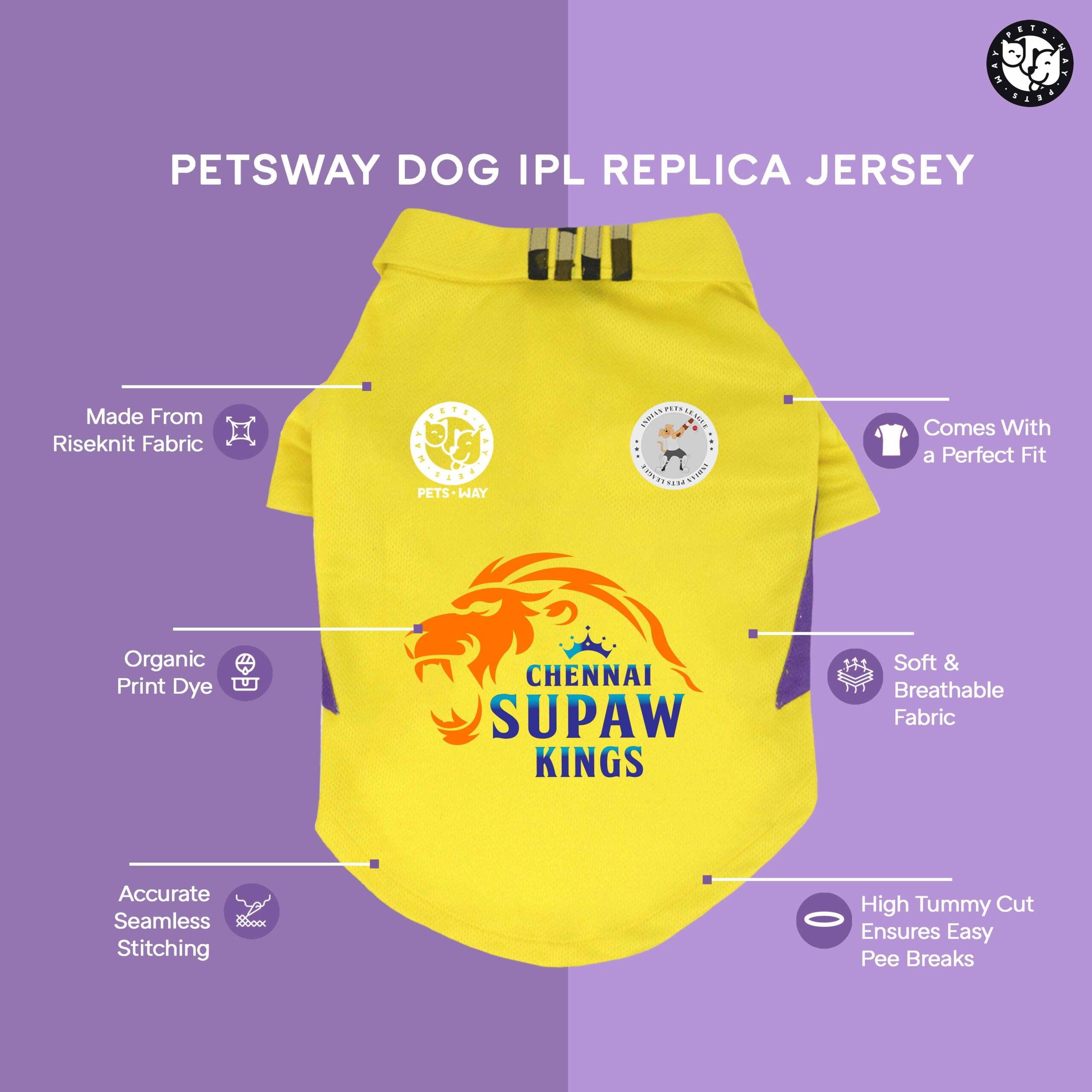 CSK Dog Jersey