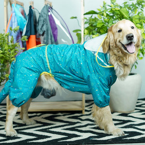 Furcast Spaceship Dog Raincoat