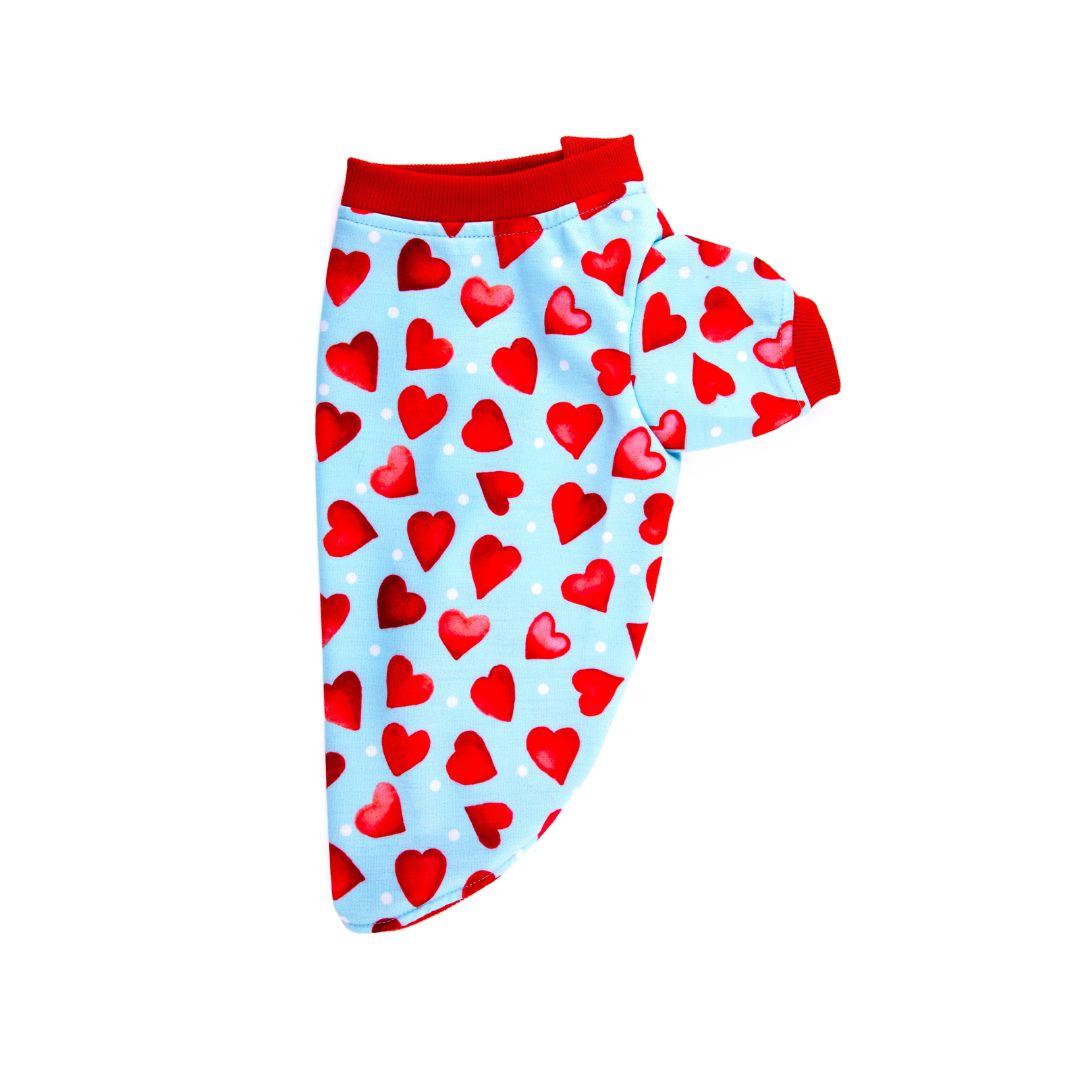 Side image of Little Heart Sweatshirt Petsway