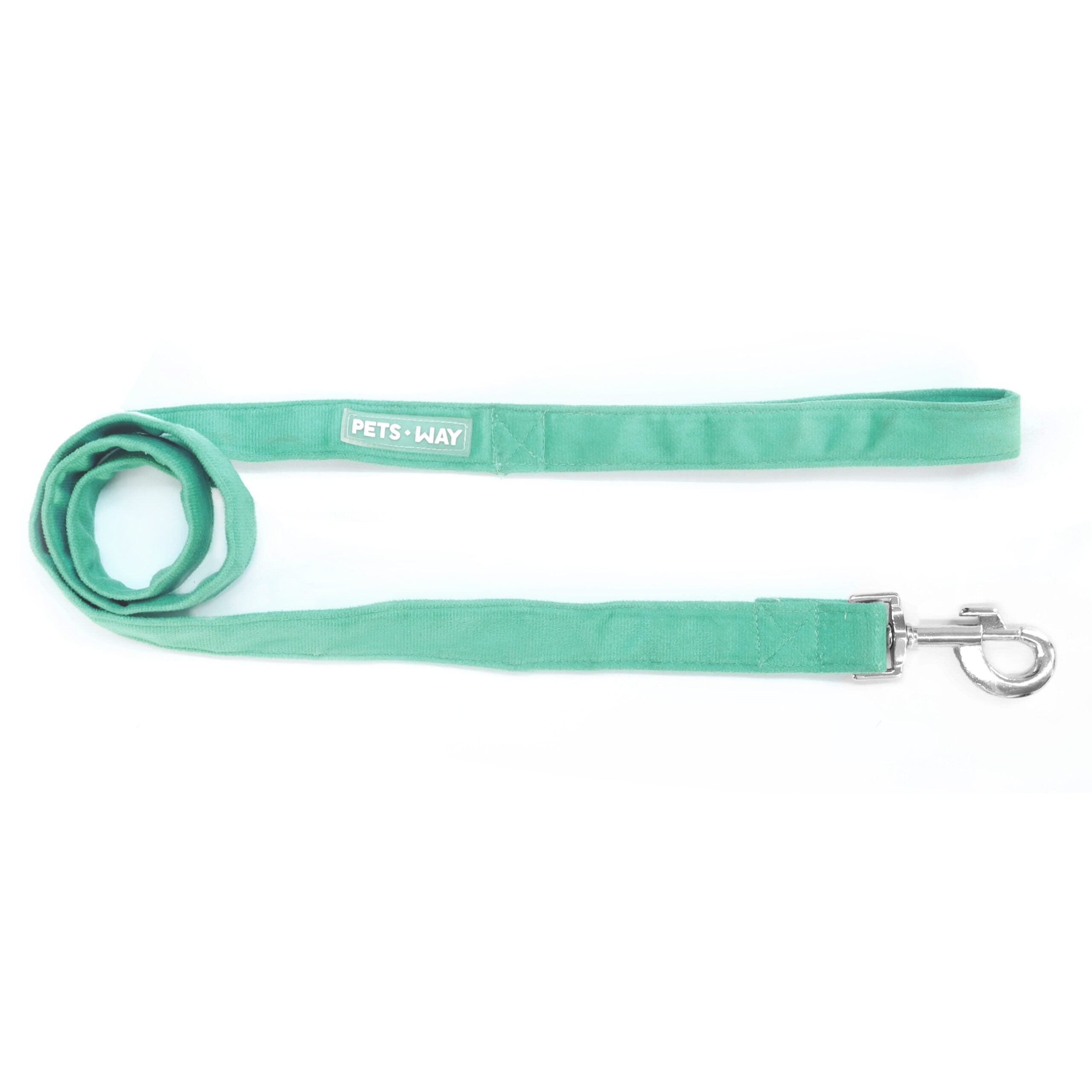 Teal Luxury Velvet Leash