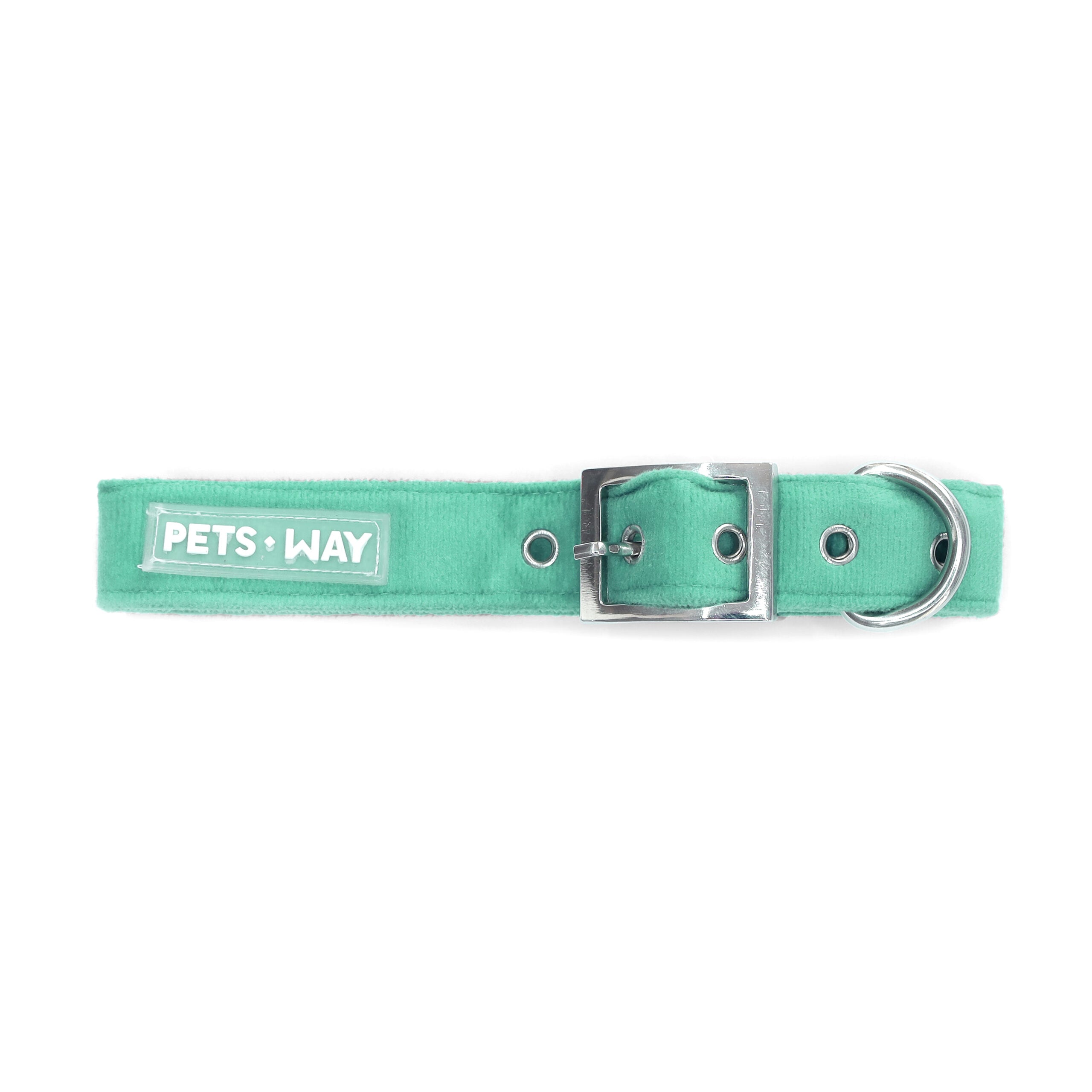 Teal Luxury Velvet Collar