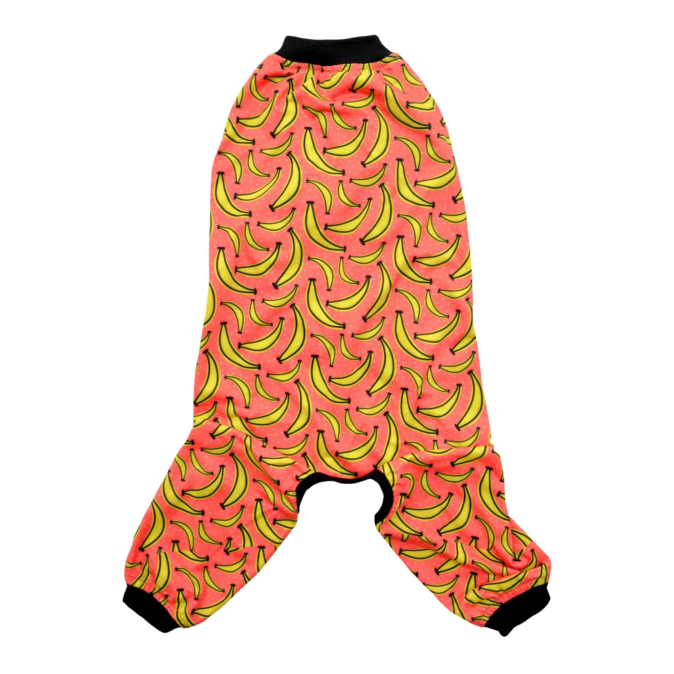 Mad Over Banana Printed Dog Jumpsuit