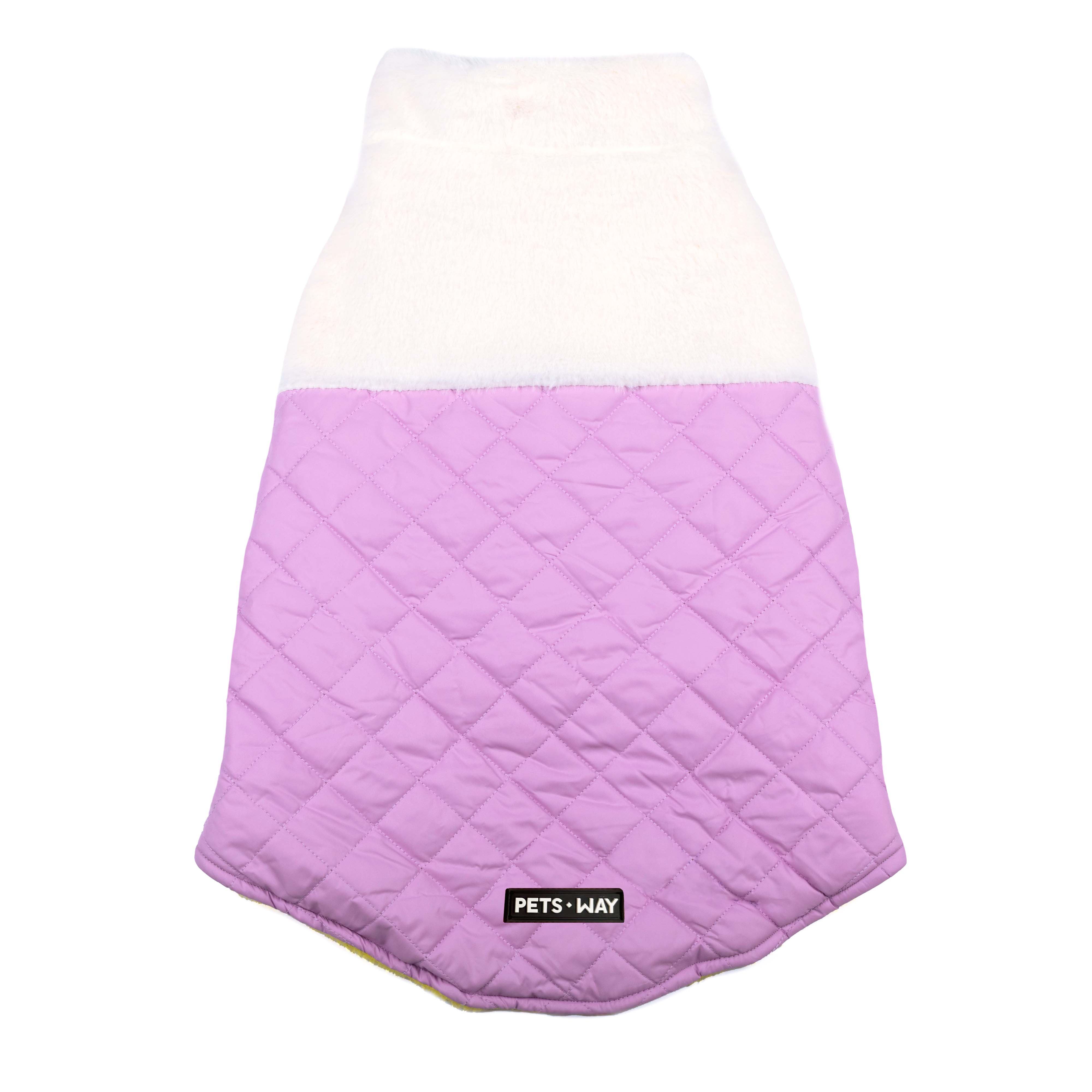 CozyQuilt - Mauve Reversible Dog Jacket