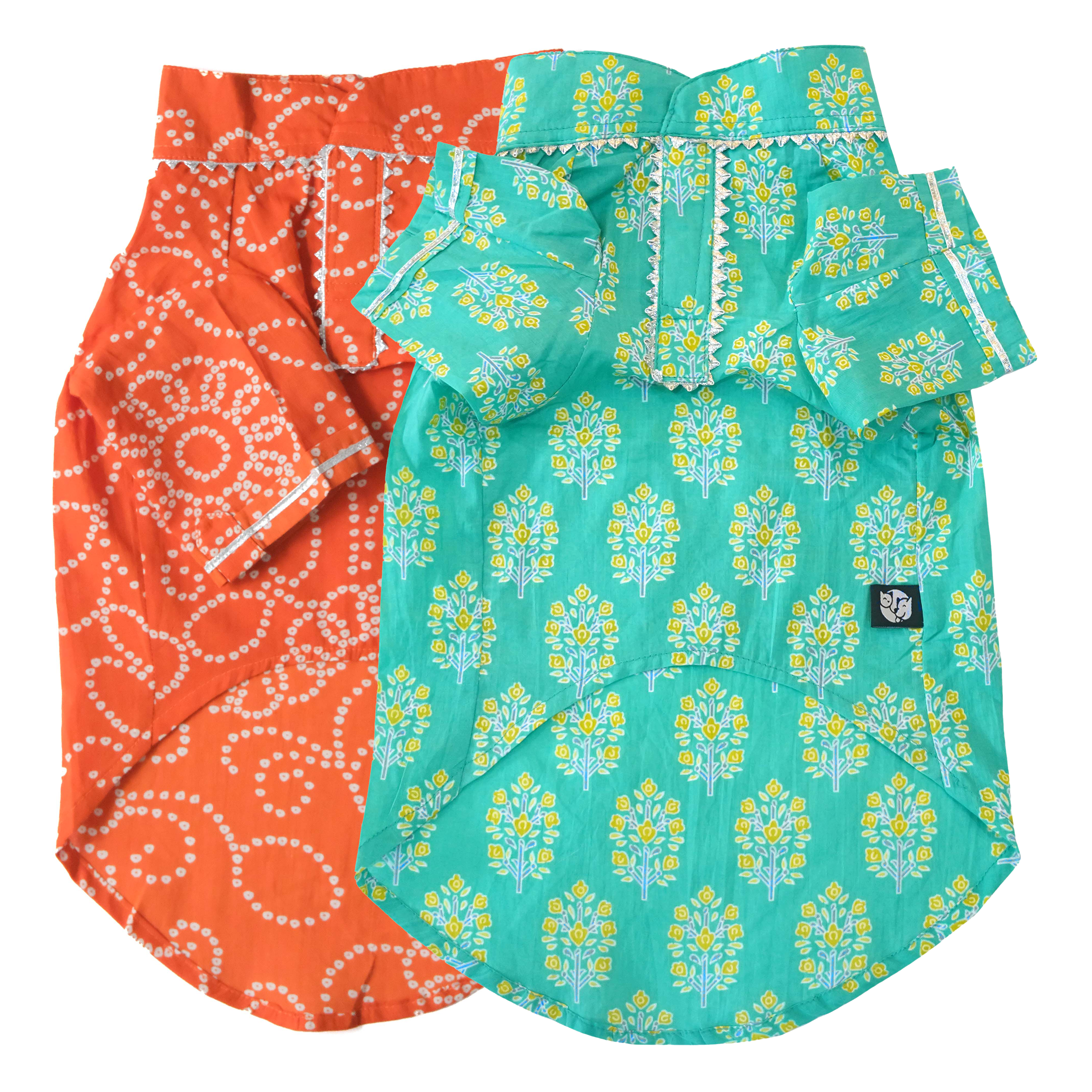 Bandhani Sanganeri- OT Dog Kurta Combo