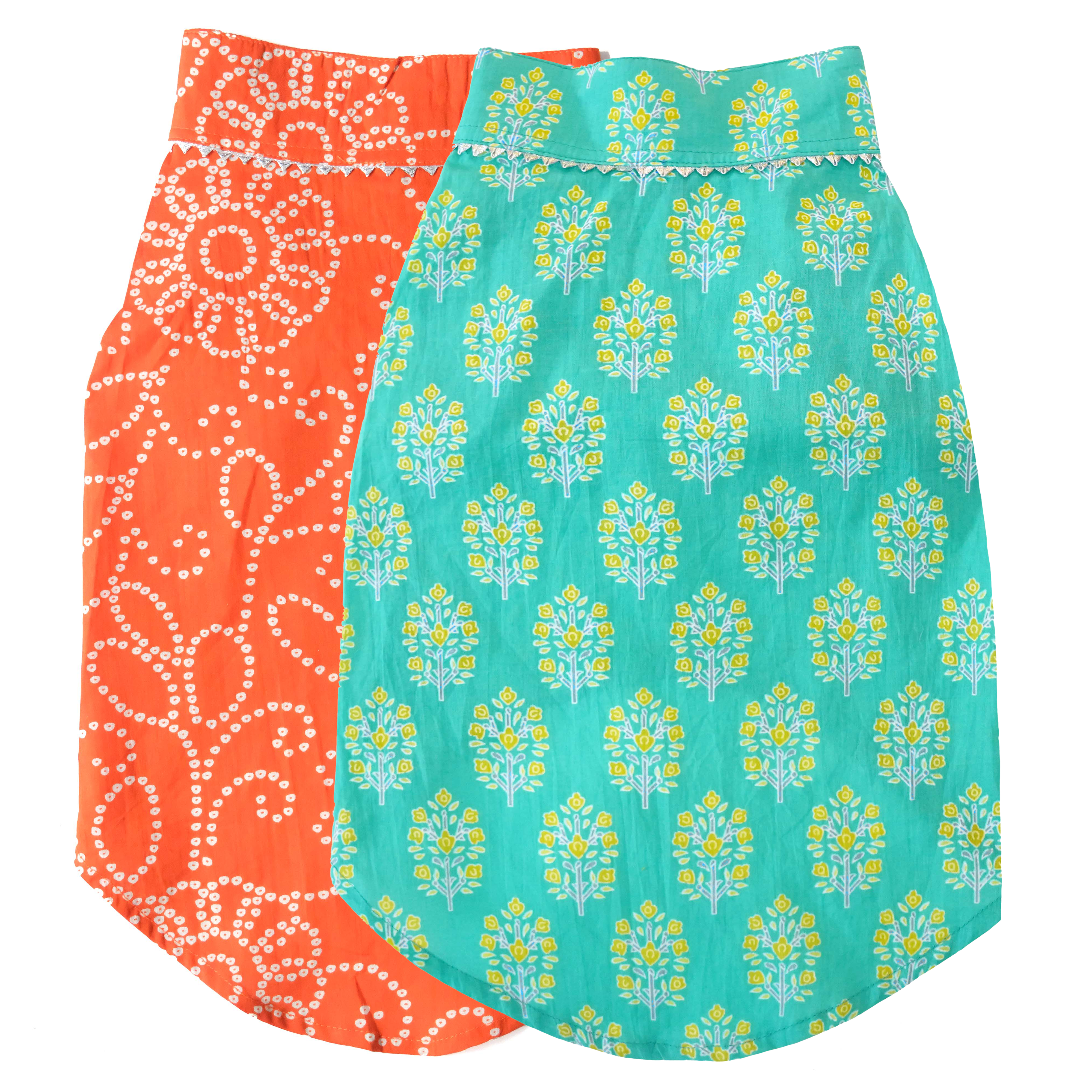 Bandhani Sanganeri- OT Dog Kurta Combo