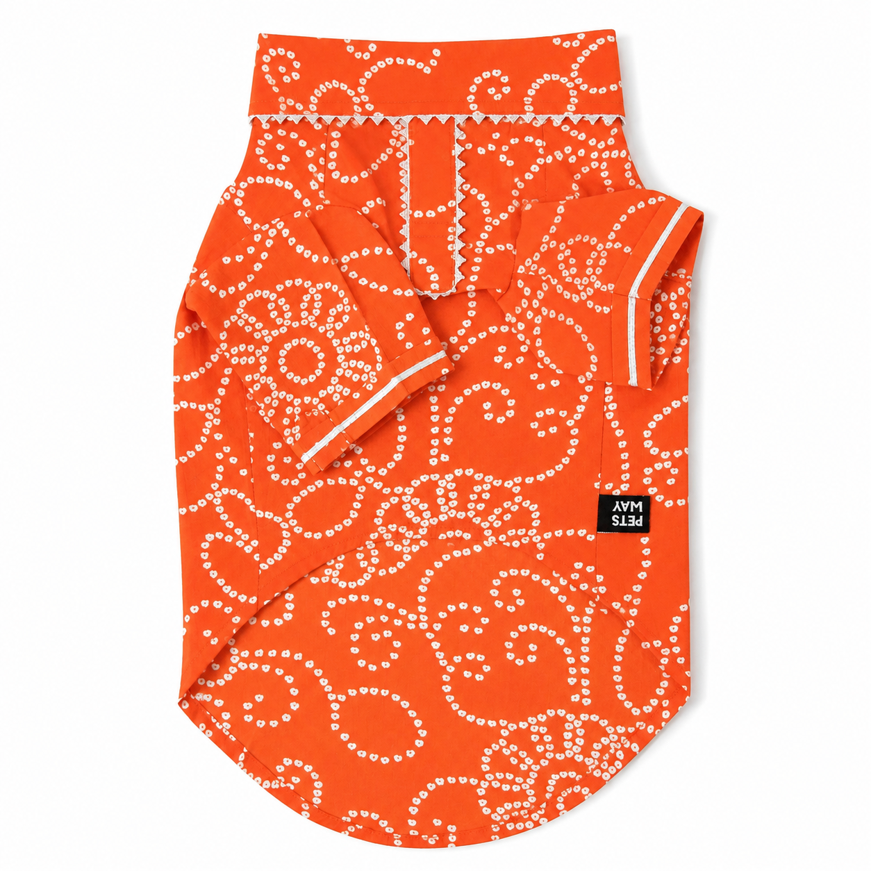 Bandhani - Orange Dog kurta