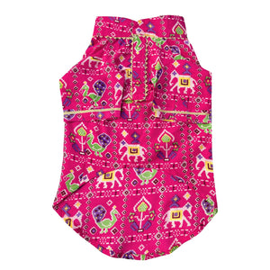 Patola Ikat  - Dog Kurta Combo