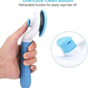 Pet grooming brush