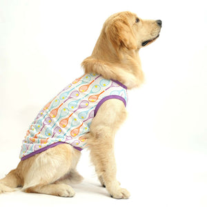 dog wear Play Time Printed Dog Vest and sit-petsway