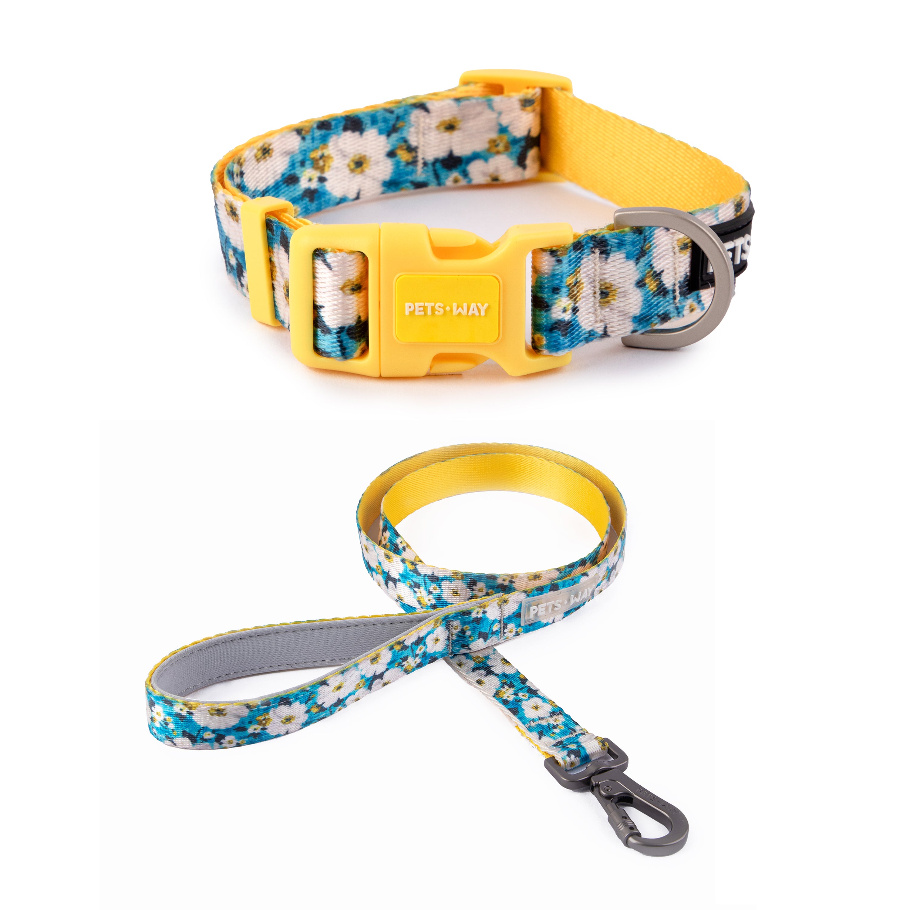 Blossom Dog Collar Leash Set