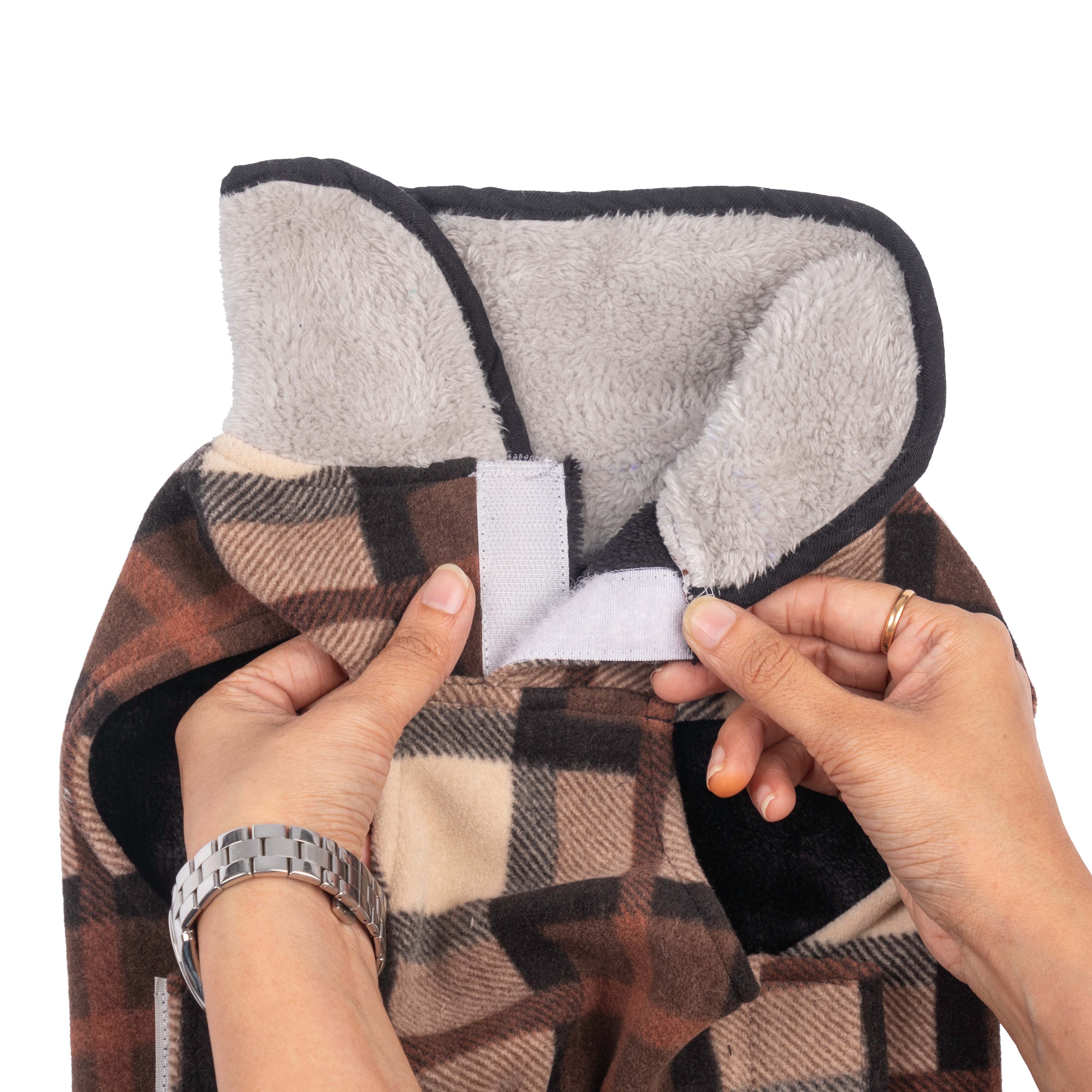 Checks - Brownie Dog Jacket