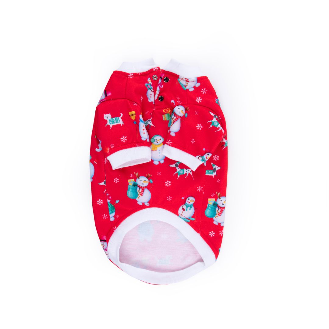 Front of Santa Party Sweatshirt Petsway