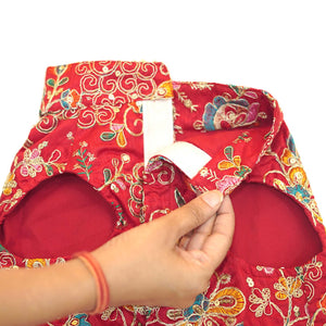 Dog Sherwani - Red