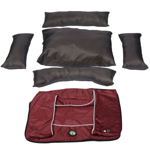 Sleepy Tails Mulberry Dog Bed