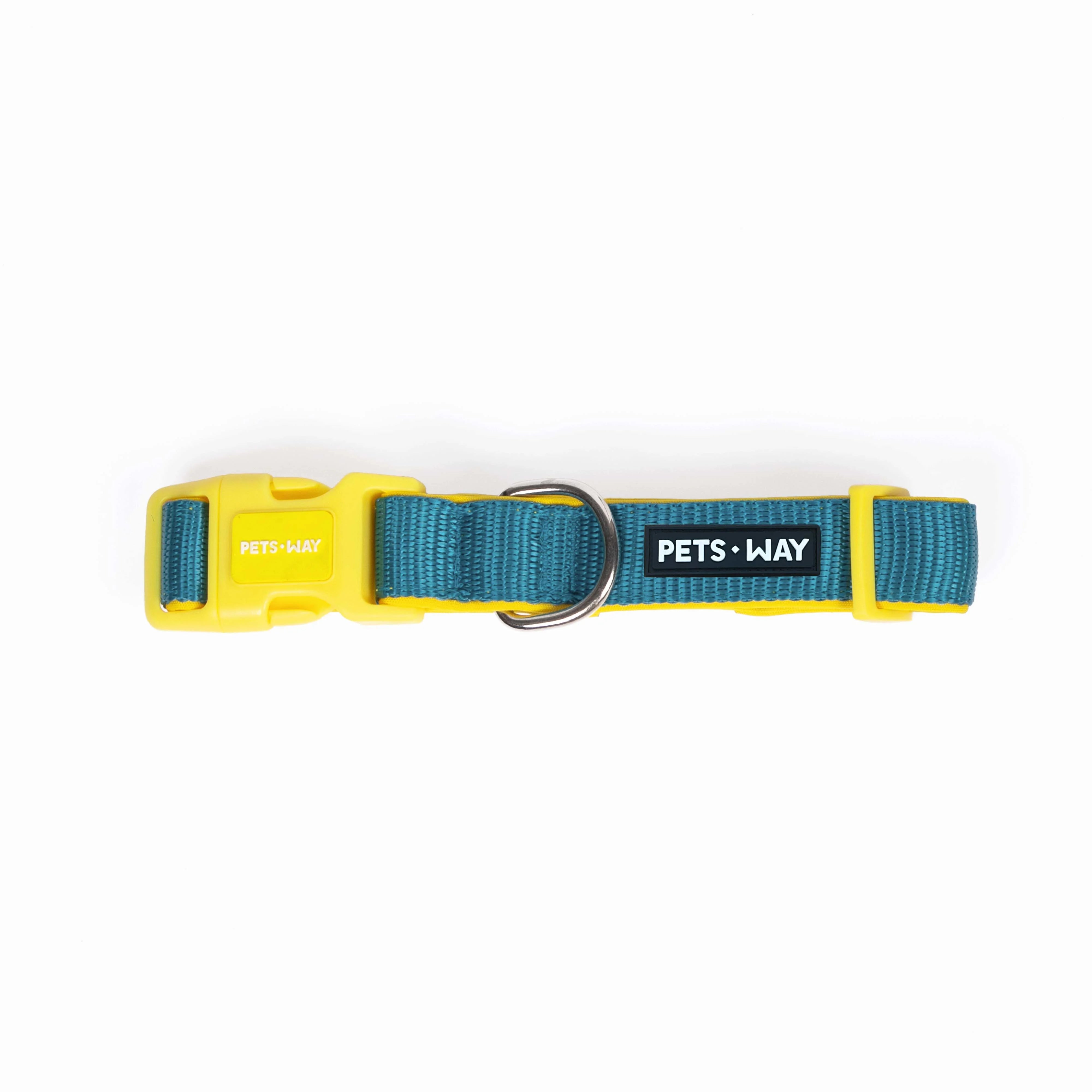 Emerald padded Dog Collar