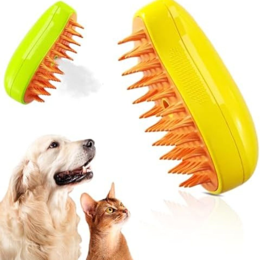 Steam Brush for Cats and Dogs
