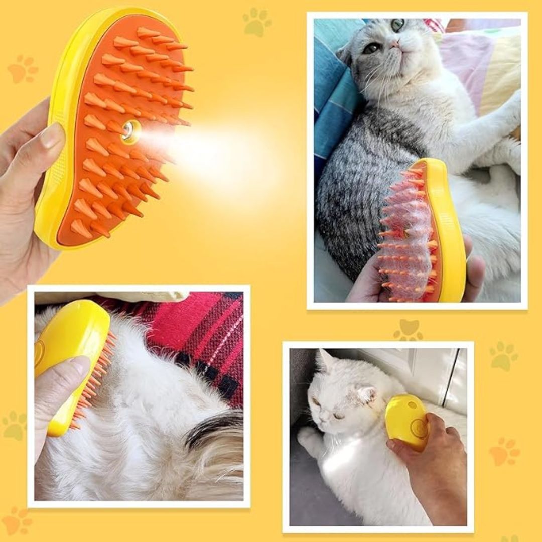 Steamy Pet Brush