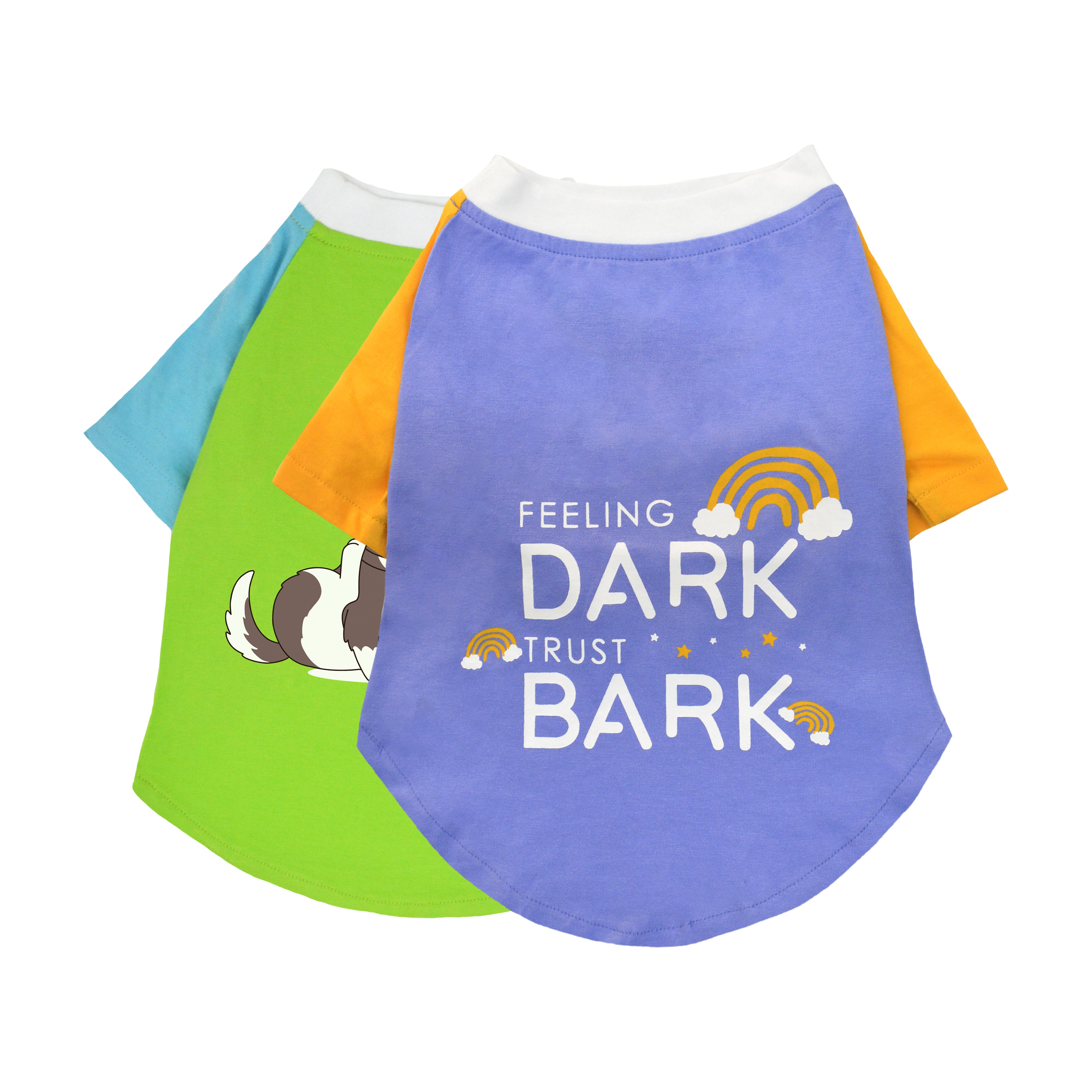 Neon Blast - Dog T shirt Combo - Pack of 2