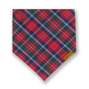 front of X-Mas Tartans Bandana-petsway