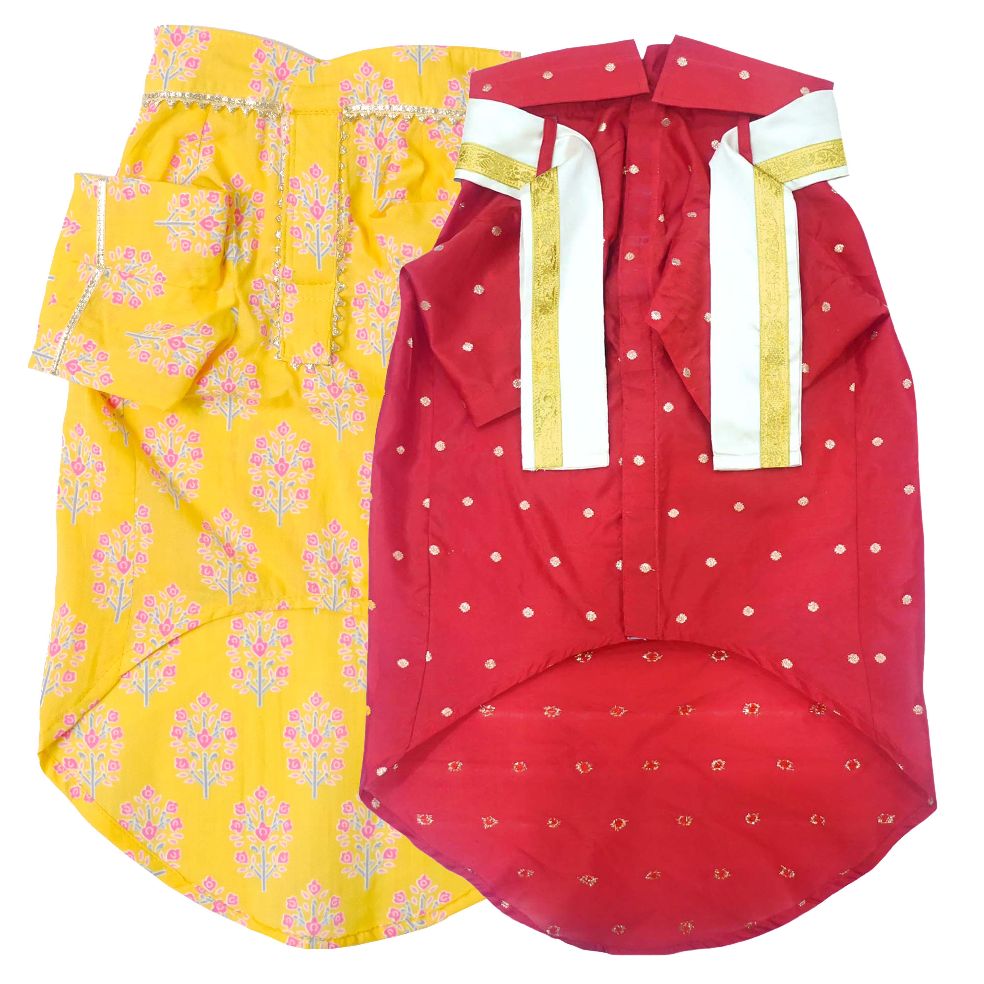 Sanganeri Mundu Kurta YR Combo