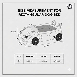 Paw-sche Sports Car Dog Bed