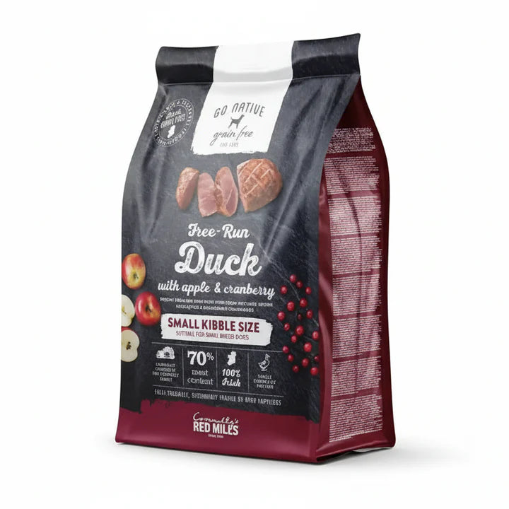 Go Native Small Breed Dog Dry Food - Duck With Apple And Cranberry