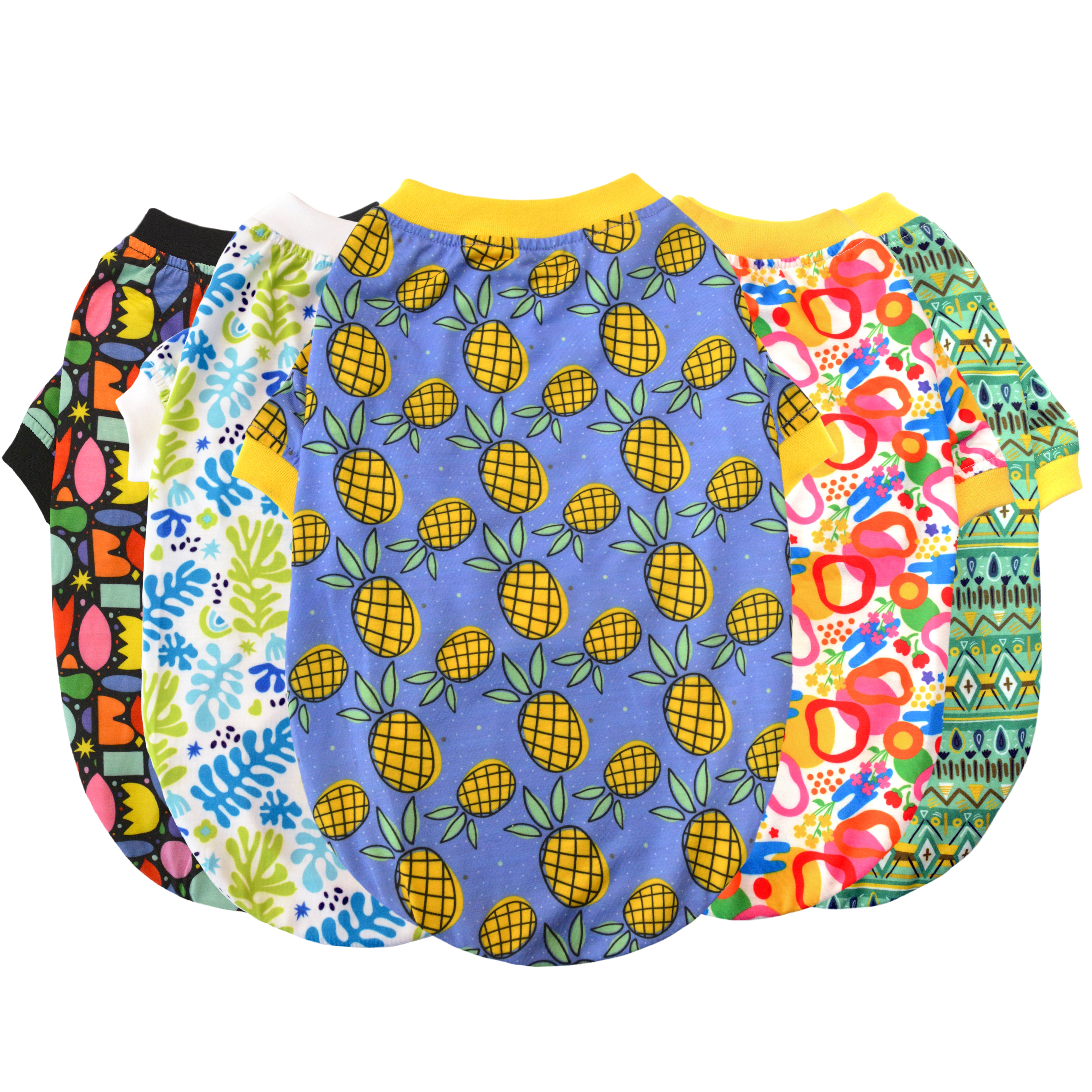 Tropica - Printed Dog T Shirt Combo - Pack of 5