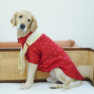 MUNDU - Red Dog Shirt