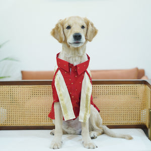 MUNDU - Red Dog Shirt