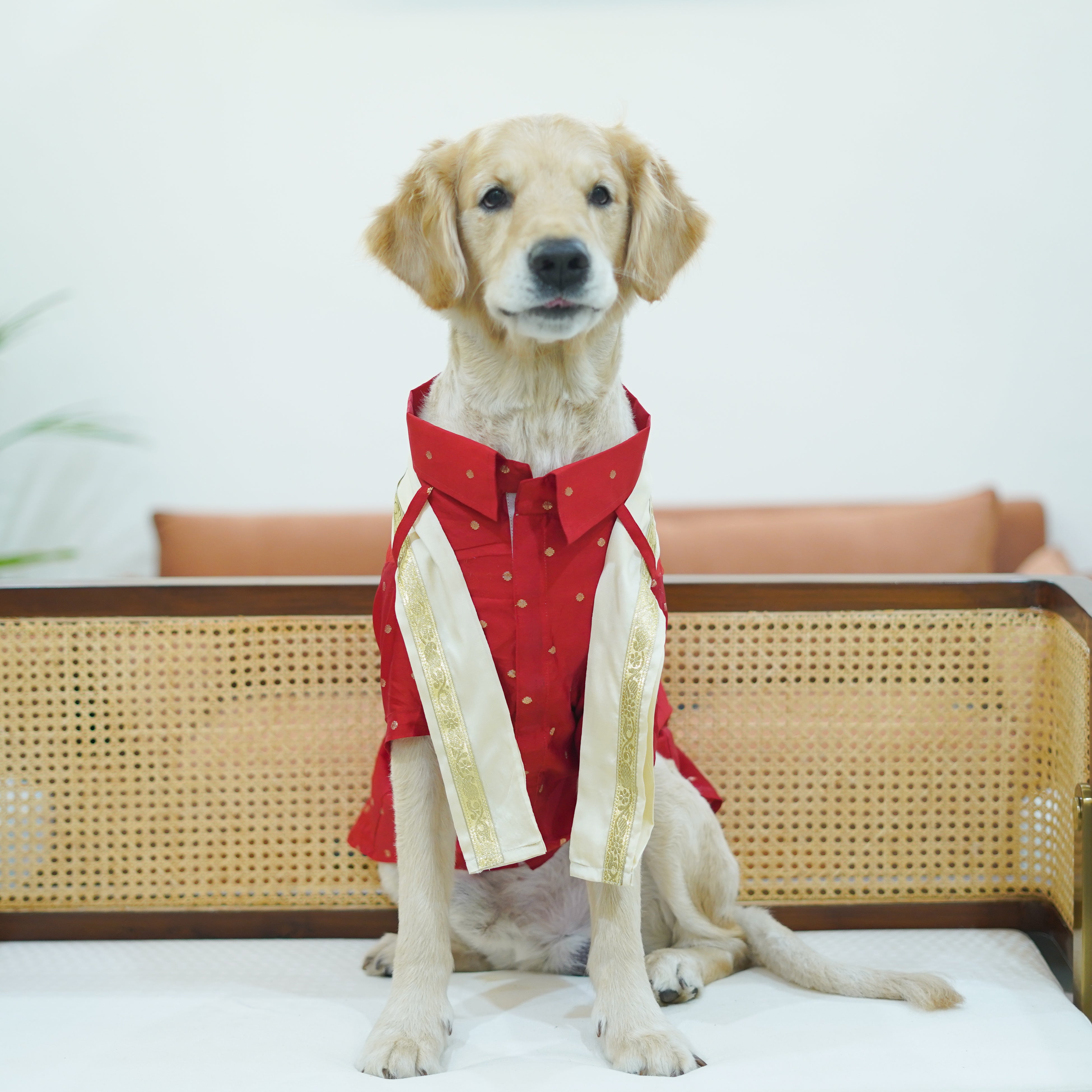 MUNDU - Red Dog Shirt