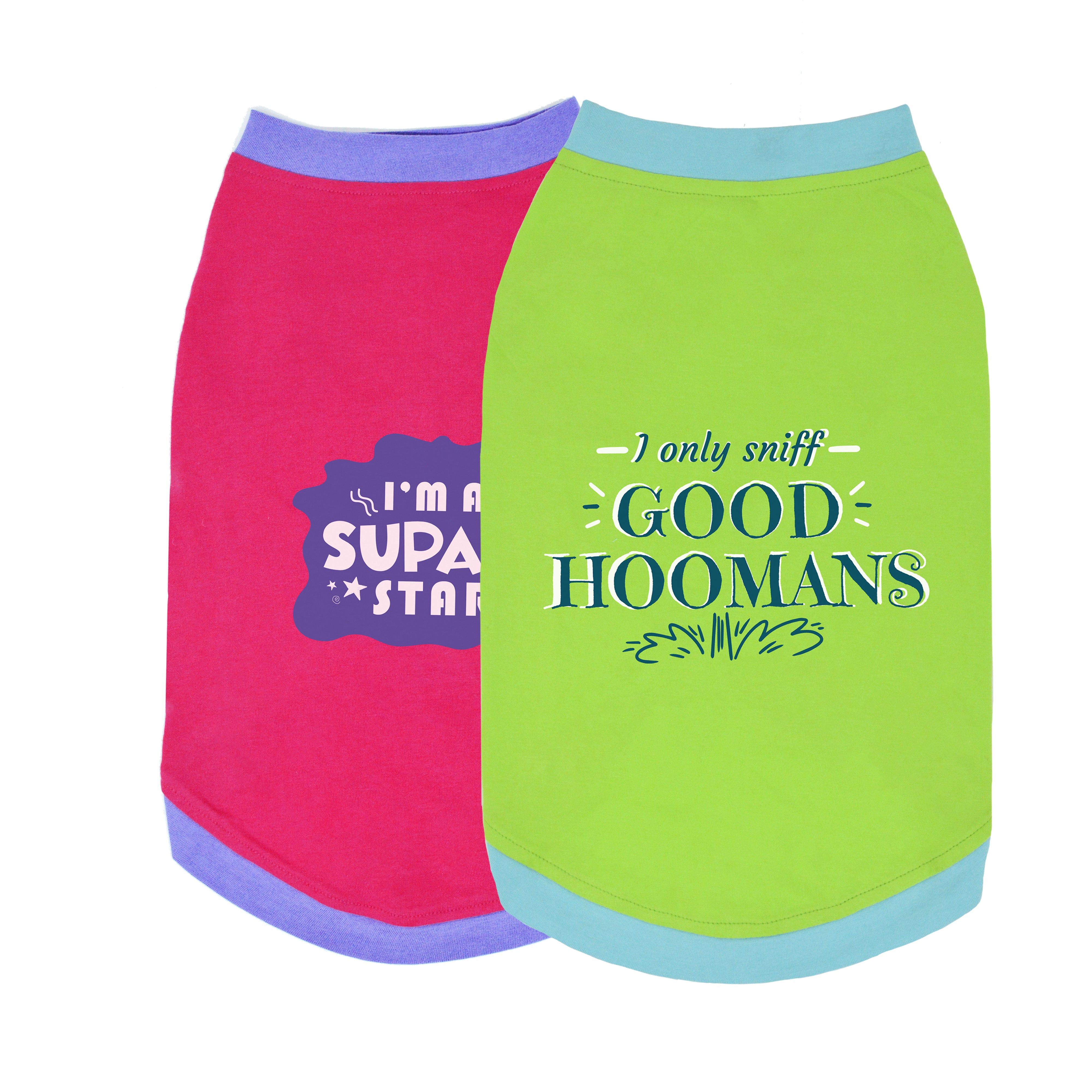 Supaw Good - Sleeveless Dog T Shirt Combo - Pack of 2