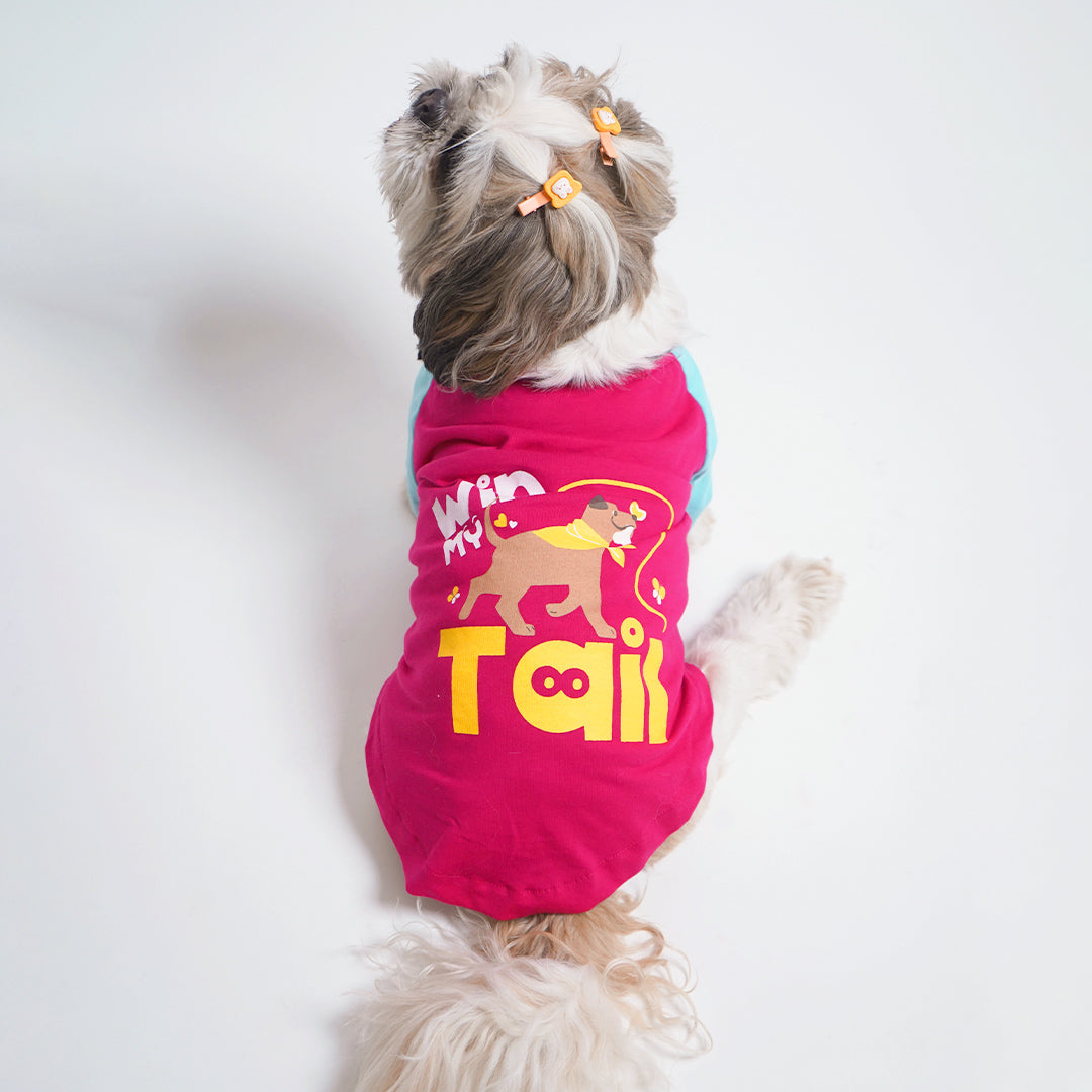 Magenta Dog T-Shirt