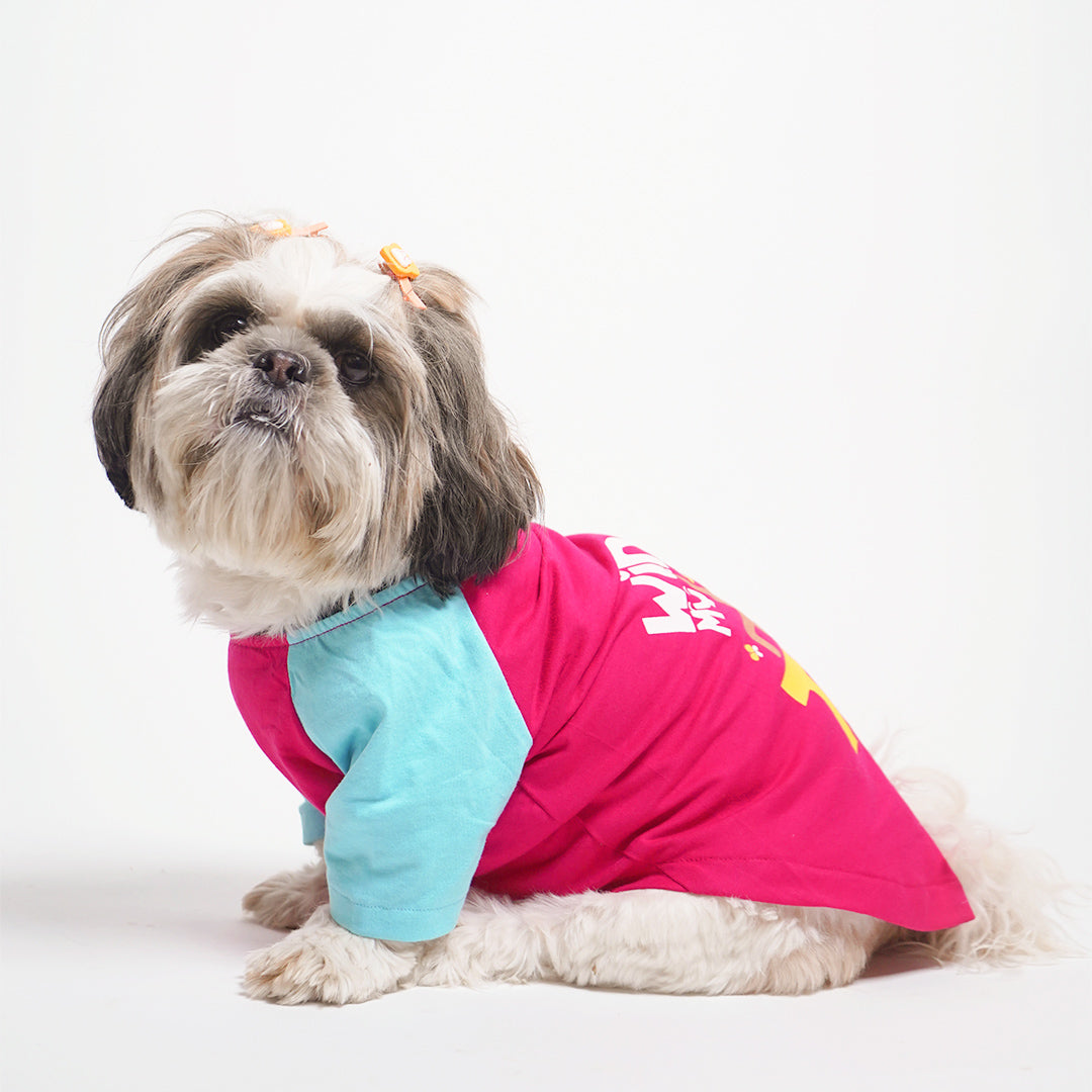 Magenta Dog T-Shirt