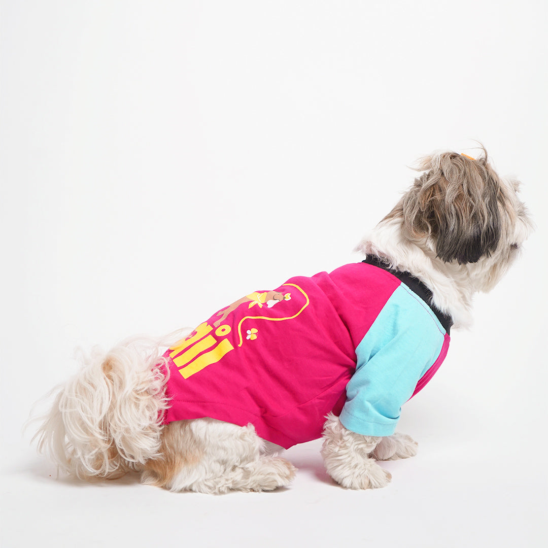 Magenta Dog T-Shirt